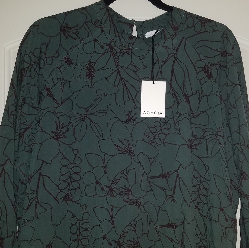New acacia paradise dhermi maxi dress green P XS - Picture 5 of 15